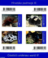 Croatia 2019 Undersea World 4v S-a, Mint NH, Nature - Fish - Shells & Crustaceans - Peces
