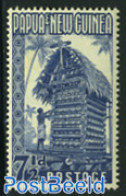 Papua New Guinea 1952 7.5p, Stamp Out Of Set, Unused (hinged), History - Papúa Nueva Guinea