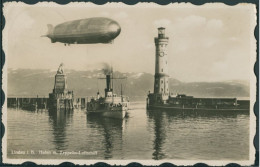 LINDAU - HEFEN M. Zeppelin Luftschiff  - TTB - Lindau A. Bodensee