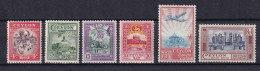 264 - CEYLAN 1950 - Y&T 280/85 - Danseur Orchidee Temple Rocher - Neuf **(MNH) Sans Charniere - Sri Lanka (Ceylan) (1948-...)