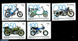 Bosnia Herzegovina - Serbian Adm. 2019 Motorcycles 5v, Mint NH, Transport - Motorcycles - Motorbikes