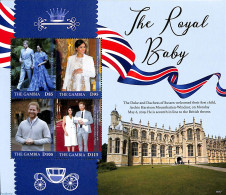 Gambia 2019 The Royal Baby 4v M/s, Mint NH, History - Kings & Queens (Royalty) - Koniklijke Families