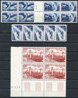 Réf 60 < -- FRANCE LOT < PA N° 18 X 4 + 22 X 4 + 23 X 5 + 28 X 4 ** Neuf Luxe ** MNH -- Cote 102.00 € -- POSTE AERIENNE - 1927-1959 Ungebraucht