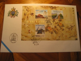 DEDICATO ALL CINA China Chine 2004 FDC Bloc Cancel Cover SAN MARINO Italy - Autres & Non Classés