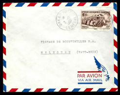 EN PROVENANCE DE DAKAR - S 0201N 0201GAL - 1952 - PAR AVION - THÈME AUTOCAR - - Lettres & Documents