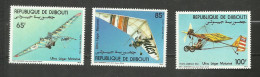 Djibouti POSTE AERIENNE N°197 à 199 Neufs** Cote 5.70€ - Djibouti (1977-...)
