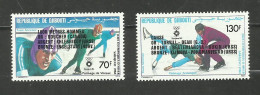 Djibouti POSTE AERIENNE N°200, 201 Neufs** Cote 4.40€ - Djibouti (1977-...)
