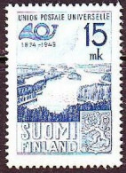 1949. Finland. 75th Anniversary Of Universal Postal Union (UPU). MNH. Mi. Nr. 377 - Ongebruikt