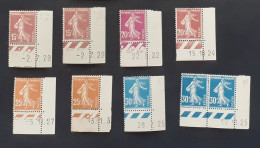 Lot Semeuse Avec Coin Daté - 1906-38 Semeuse Camée