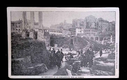 Cp, Italie, Célébrités, Rome, Le Président Et Le Commandeur Boni Au Forum, Imp. Crété, Vierge - Hommes Politiques & Militaires