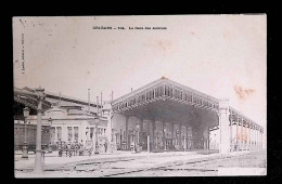 Cp, CHEMIN DE FER,  La Gare Des Aubrais, 45, Orléans, Dos Simple, Voyagée, Ed. J. Loddé - Gares - Sans Trains