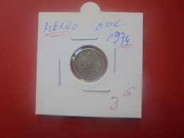 MEXIQUE 10 Centavos 1934 ARGENT (A.2) - México