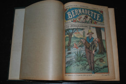 Hebdomadaire BERNADETTE Reliure Amateur 2è Semestre 1931 N° 79 à 104 (juillet à Décembre) RARE BD Revue - Bernadette