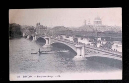 Cp, ANGLETERRE, London, Blackfriars Bridge, Voyagée 1911, Ed. J. Barrière & Cie - Sonstige & Ohne Zuordnung