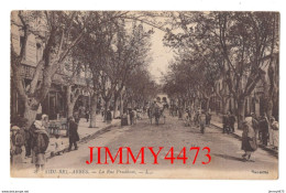 CPA - SIDI-BEL-ABBES En 1922 - La Rue Prudhom ( Bien Animée ) N° 3 - L L - Selecta - Sidi-bel-Abbès