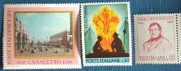 ITALIA 1968 CANALETTO-SCAUTISMO-ROSSINI - 1961-70: Ungebraucht