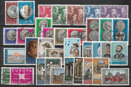 GREECE 1963 Complete All Sets Used Vl. 865 / 899 - Full Years