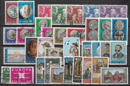 GREECE 1963 Complete All Sets Used Vl. 865 / 899 - Ganze Jahrgänge