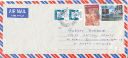 Sri Lanka Air Mail Cover Sent To Germany 1998 Topic Stamps - Sri Lanka (Ceilán) (1948-...)