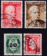 NO064B – NORVEGE - NORWAY – 1951 – VARIOUS ISSUES – SG # 433-440 USED 4 € - Gebruikt