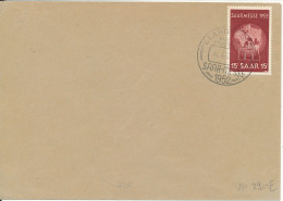 Saar FDC 26-4-1952 Saar Messe 1952 - FDC