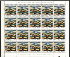 Island 535 Postfrisch Zusammendruckbogen / Kunst #II319 - Sonstige & Ohne Zuordnung