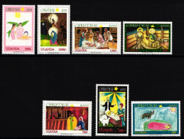 Uganda 2319-2325 Postfrisch Weihnachten #II193 - Oeganda (1962-...)