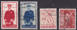 NO065 – NORVEGE - NORWAY – 1952-53 – VARIOUS ISSUES – SG # 438/41-445 USED 6,25 € - Oblitérés