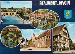 72 - Beaumont Sur Sarthe - Vivoin - Multivues - Blasons - CPM - Voir Scans Recto-Verso - Beaumont Sur Sarthe