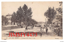 CPA - SIDI-BEL-ABBES En 1922 - L' Avenue De La Gare ( Bien Animée ) N° 3 - L L - Selecta - Sidi-bel-Abbès