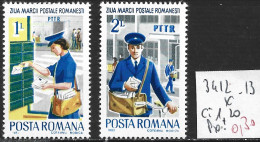 ROUMANIE 3412-13 * Côte 1.20 € - Unused Stamps