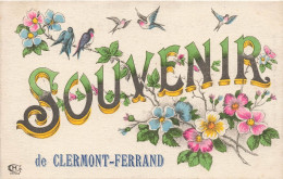 FRANCE - Clermont Ferrand - Souvenir De Clermont Ferrand - Colorisé - Carte Postale Ancienne - Clermont Ferrand