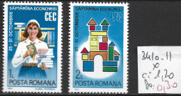 ROUMANIE 3410-11 * Côte 1.20 € - Unused Stamps