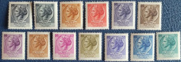 ITALIA 1968 SIRACUSANA 13 Valori - 1961-70: Mint/hinged