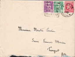 AFFRANCHISSEMENT COMPOSE SUR LETTRE DE GANNAT ALLIER - Tarifas Postales