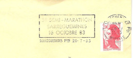 FRANCE SPORT SEMI MARATHON COURSE RUNNING LAUF SARREGUEMINES 1983 MOSELLE LORRAINE - Athletics