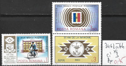 ROUMANIE 3462 à 64 * Côte 3 € - Unused Stamps