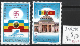 ROUMANIE 3479-80 * Côte 1.50 € - Unused Stamps
