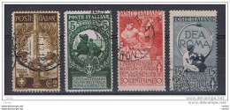 REGNO:  1911  UNITA'  D' ITALIA  -  S. CPL. 4  VAL. US. -  SASS. 92/95 - Gebraucht