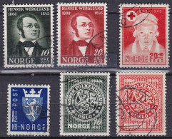 NO057b – NORVEGE - NORWAY – 1945 - USED ISSUES – SG # 368/9-371/4 USED 4,25 € - Gebraucht