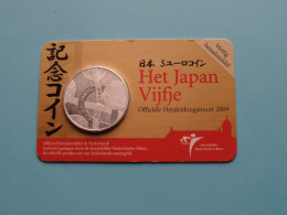 Het JAPAN Vijfje > Officiële Herdenkingsmunt 2009 - 5 Euro ( Zie / Voir / See > DETAIL > SCANS ) ! - Nederland