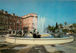 NICE  La  Fontaine Place MASSENA    8 (scan Recto-verso)MA1918Bis - Parcs Et Jardins