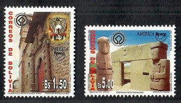 Bolivia 2001 UNESCO World Heritage Sites 2V MNH - Bolivie