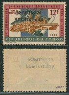 République Du Congo (émission Locale) - Stanleyville : N°19** Neuf Sans Charnières (MNH) + Surcharge Renversée - Neufs