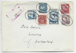 ETATS UNIS USA DIVERS LETTRE COVER REC 1934 TO SUISSE - Brieven En Documenten