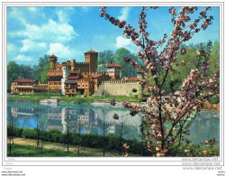 TORINO:  CASTELLO  MEDIOEVALE  E  FIUME  PO  -  FG - Castello Del Valentino