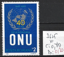 ROUMANIE 3625 * Côte 0.80 € - Unused Stamps