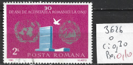 ROUMANIE 3626 Oblitéré Côte 0.30 € - Used Stamps