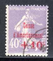 N° 249 (Caisse Amortissement) Oblitéré TB: COTE= 10 € - 1927-31 Sinking Fund