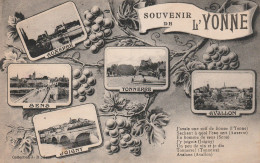 CPA   T 79    SOUVENIR DE L.YONNE   ECRITE  1928 - Greetings From...